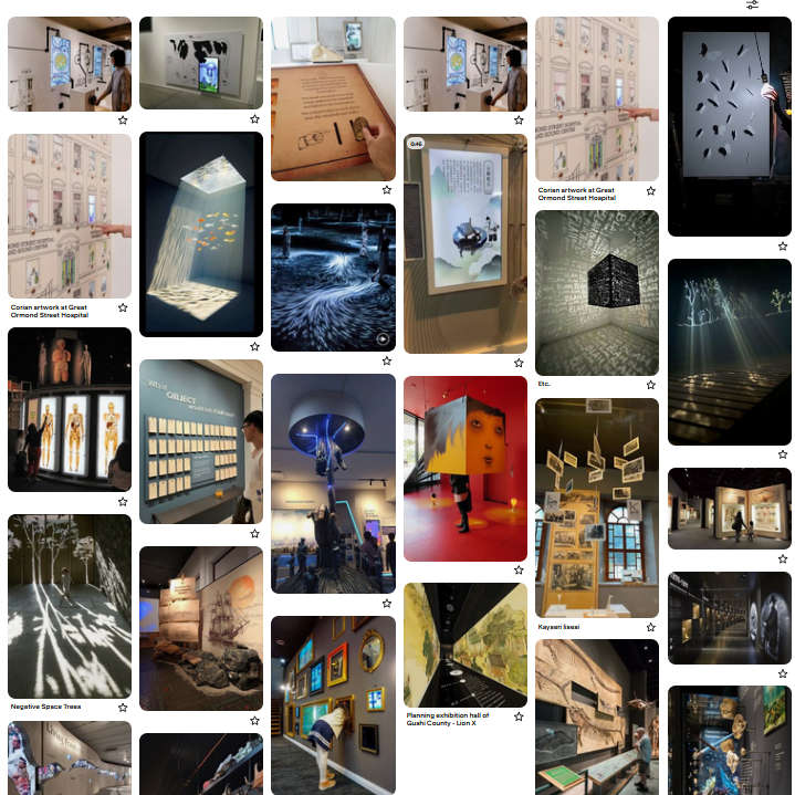 A moodboard we collaborated on to inspire our project concept.